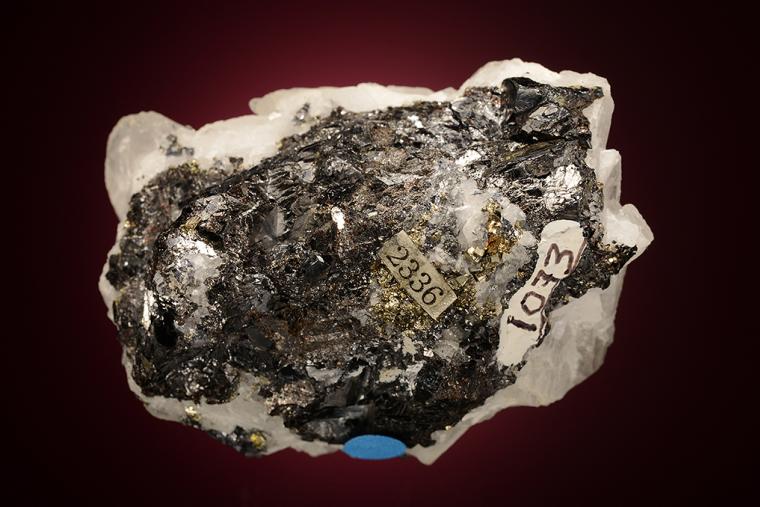 BOURNONITE on CALCITE